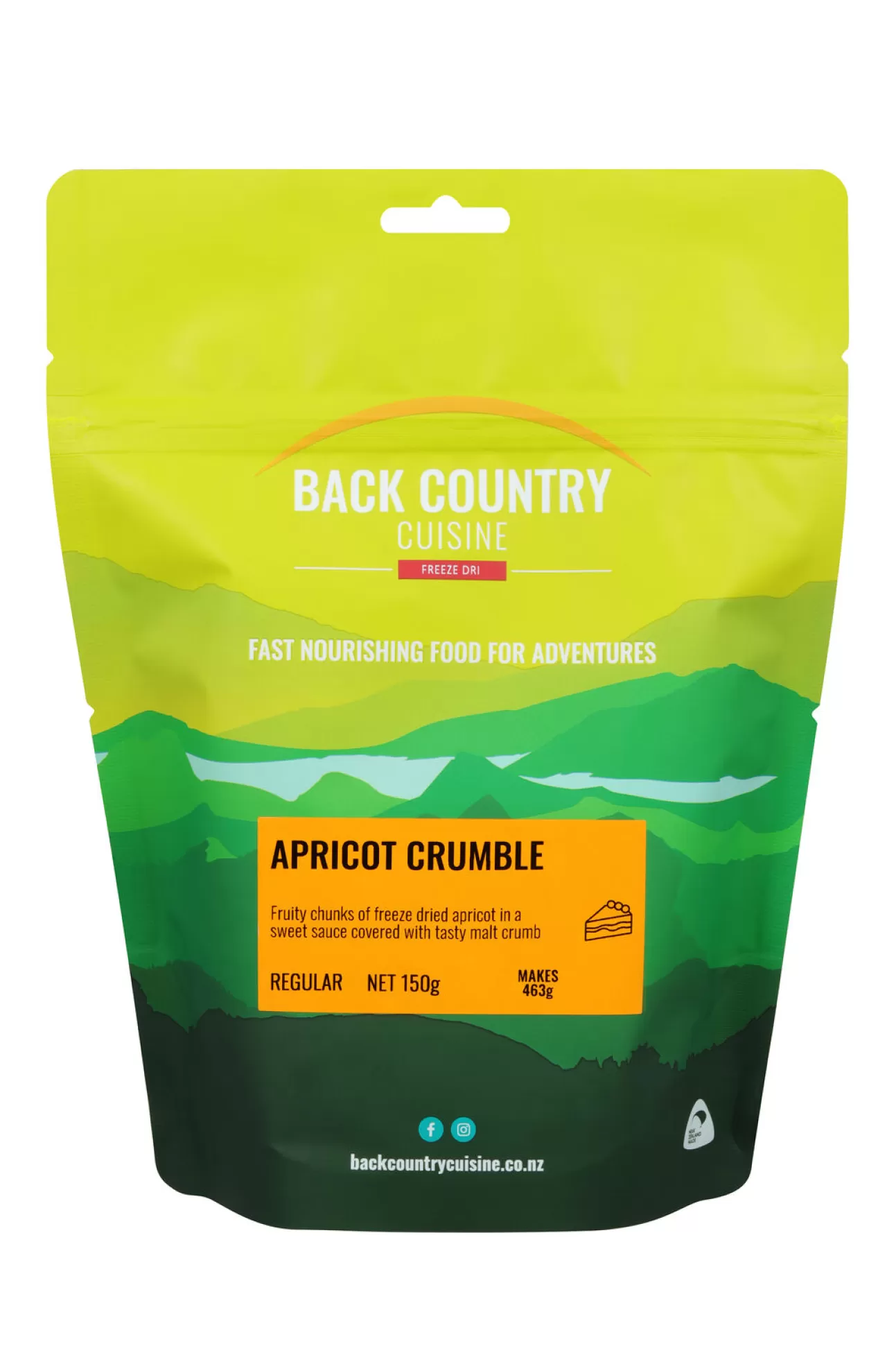 Back Country Cuisine Apricot Crumble —150 G>Macpac Outlet