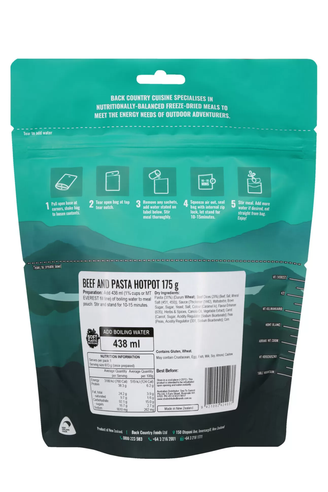 Back Country Cuisine Beef And Pasta Hotpot —175 G>Macpac Cheap