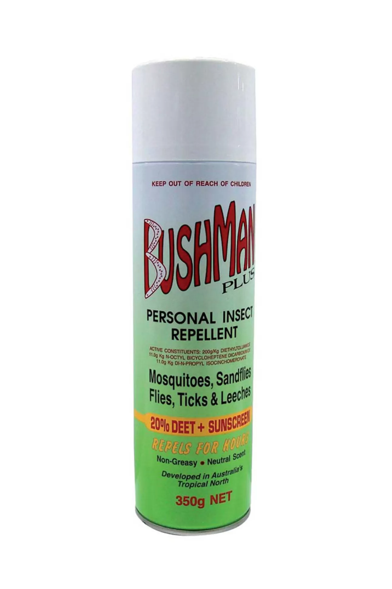 Bushman Aero Insect Repellent With Sunscreen 350G>Macpac Sale