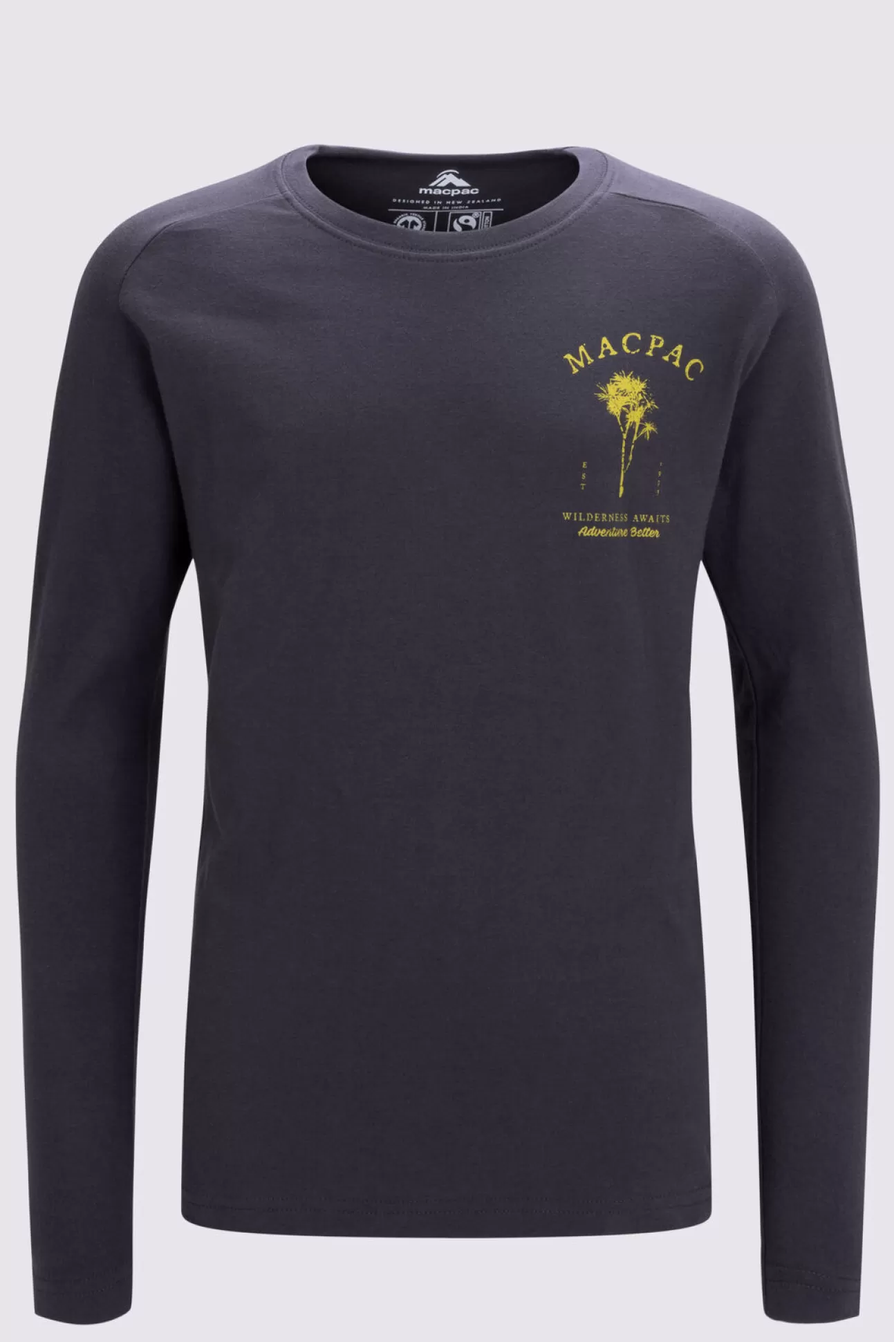 Kids' Trees Graphic Long Sleeve T-Shirt>Macpac Fashion