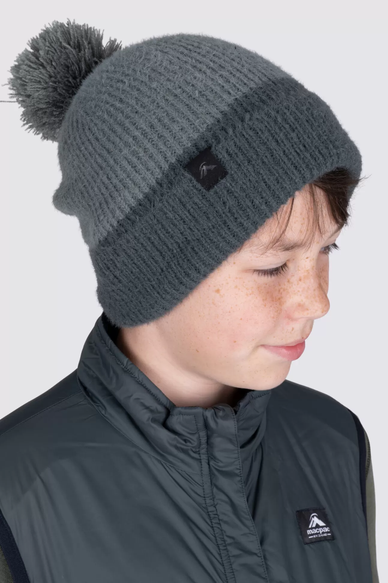 Kids' Two-Tone Pom Pom Beanie>Macpac Cheap