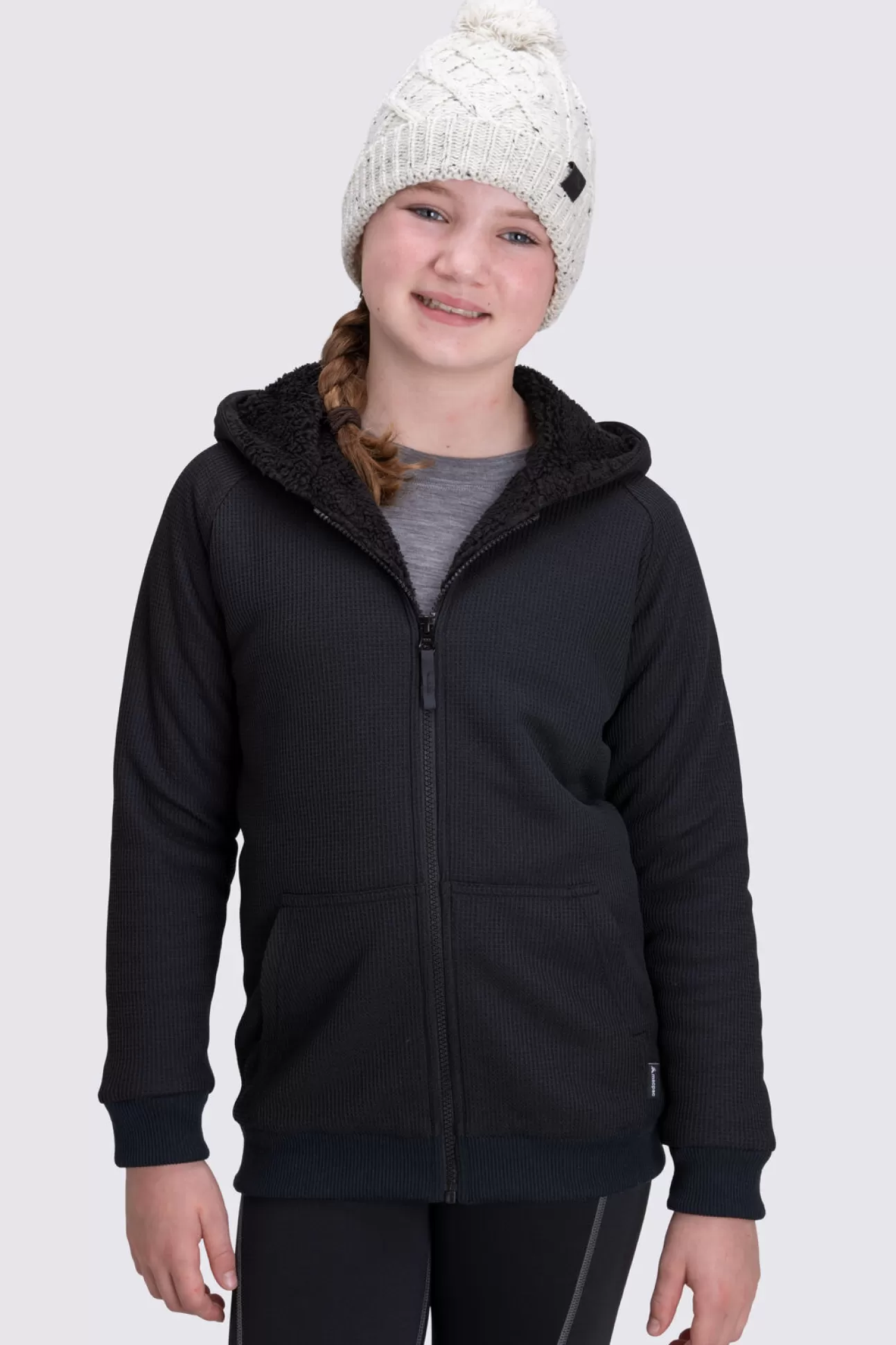 Kids' Waffle Sherpa Jacket>Macpac Shop