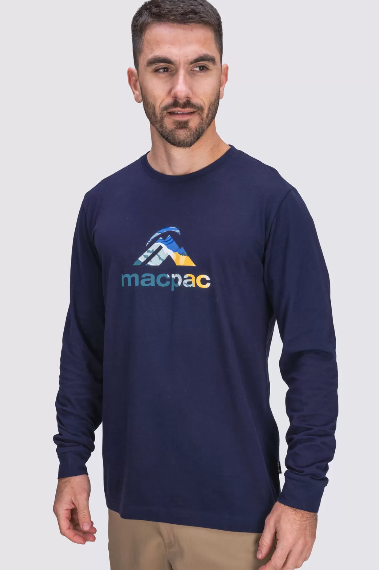 Men'S Logo Long Sleeve T-Shirt>Macpac Best Sale
