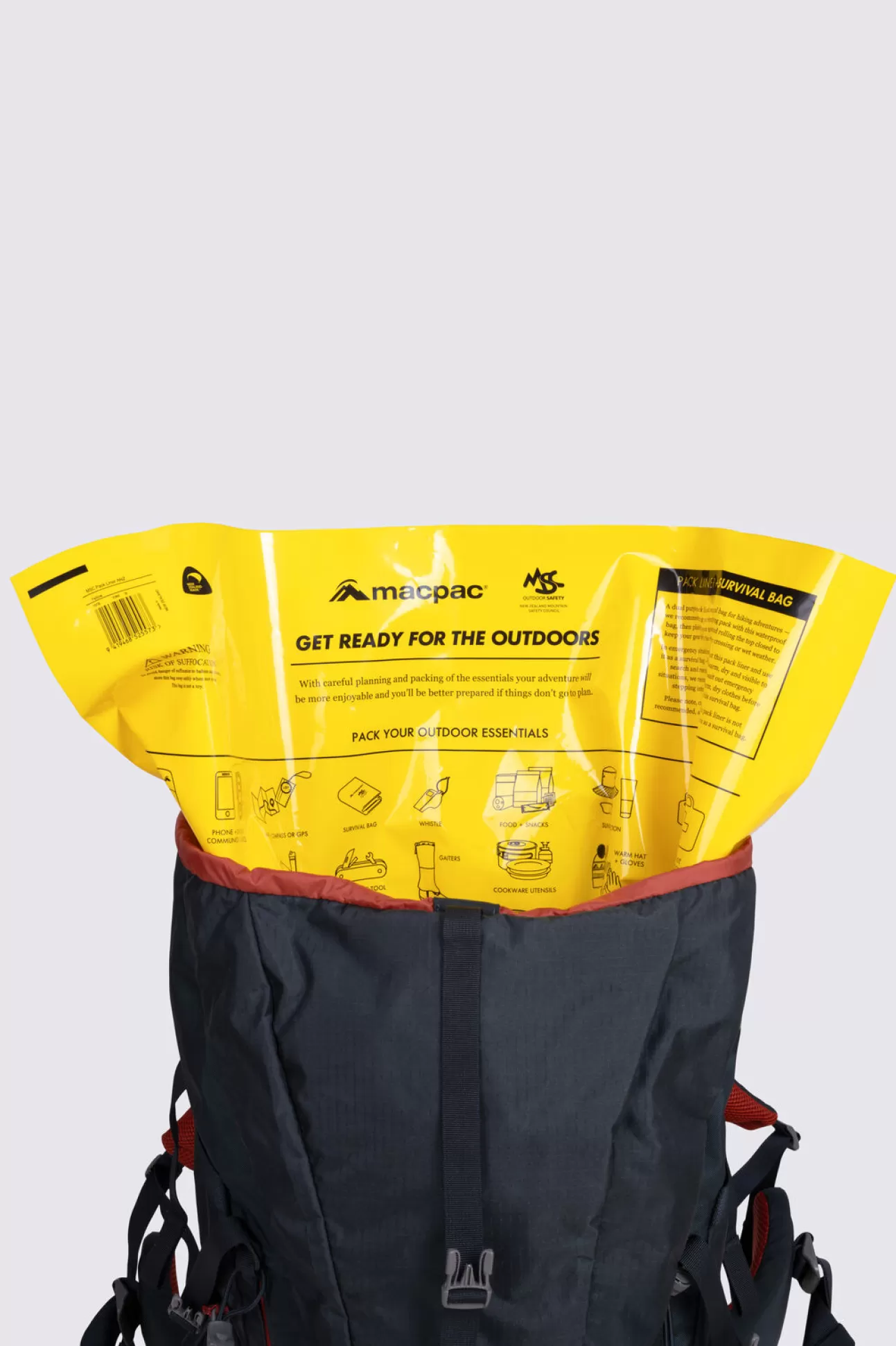 Mountain Safety Council Pack Liner>Macpac New