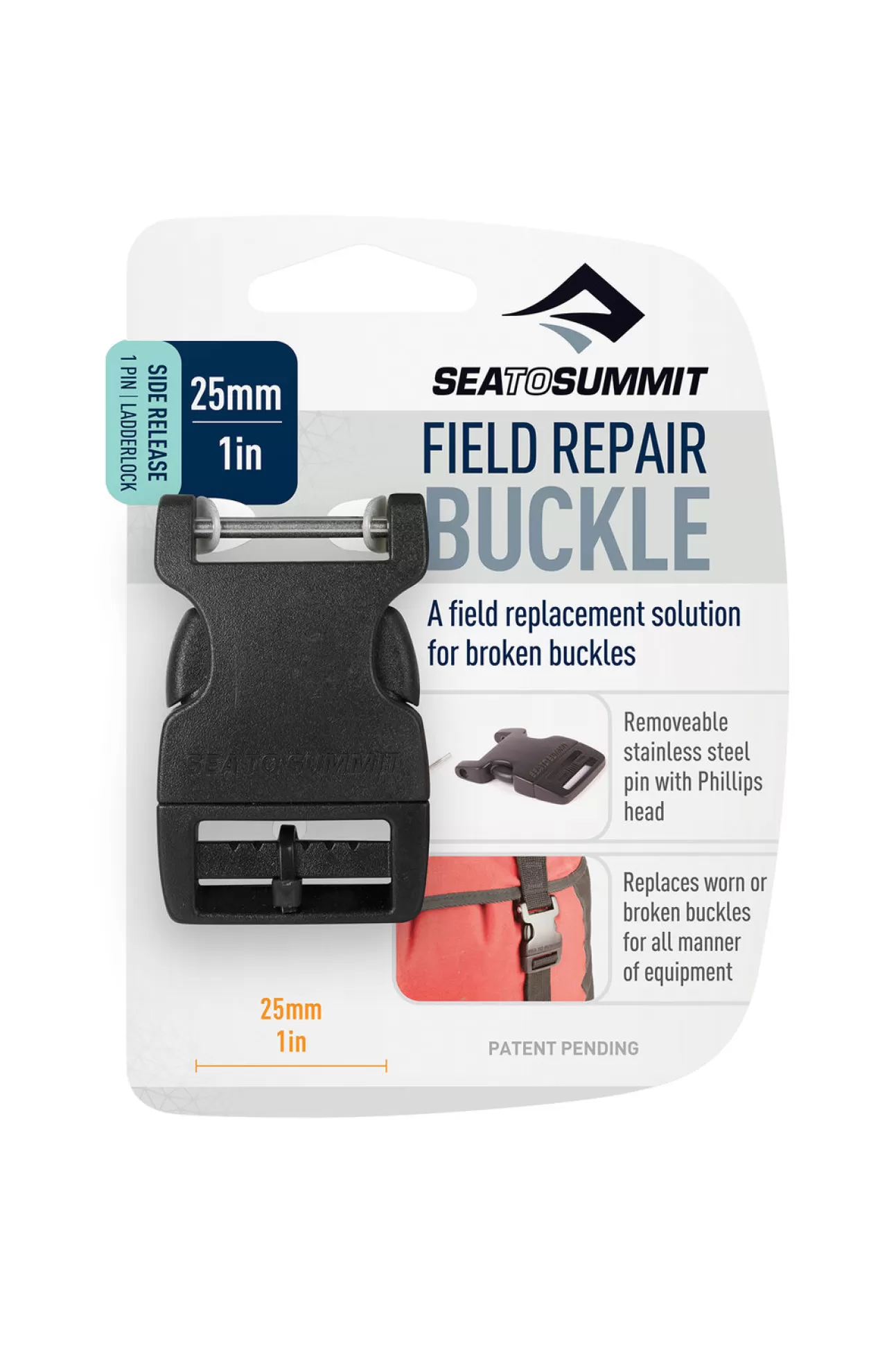 Sea To Summit Field Repair Buckle 25Mm Side Release 1 Pin>Macpac Fashion